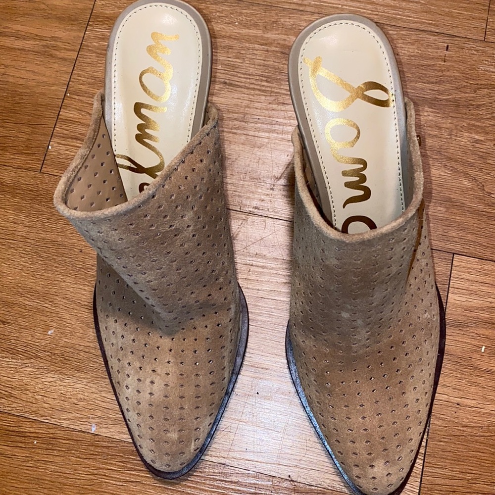 Tan shoes